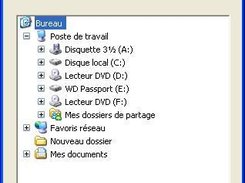 Ajout d'un dossier (Windows XP)