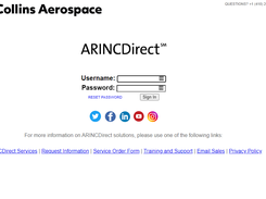 ARINCDirect Screenshot 1