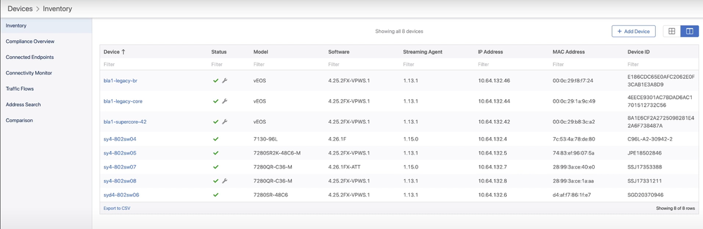 Arista EOS Screenshot 1