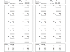Multiplication sample