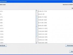 Basic Exam Preview Panel
