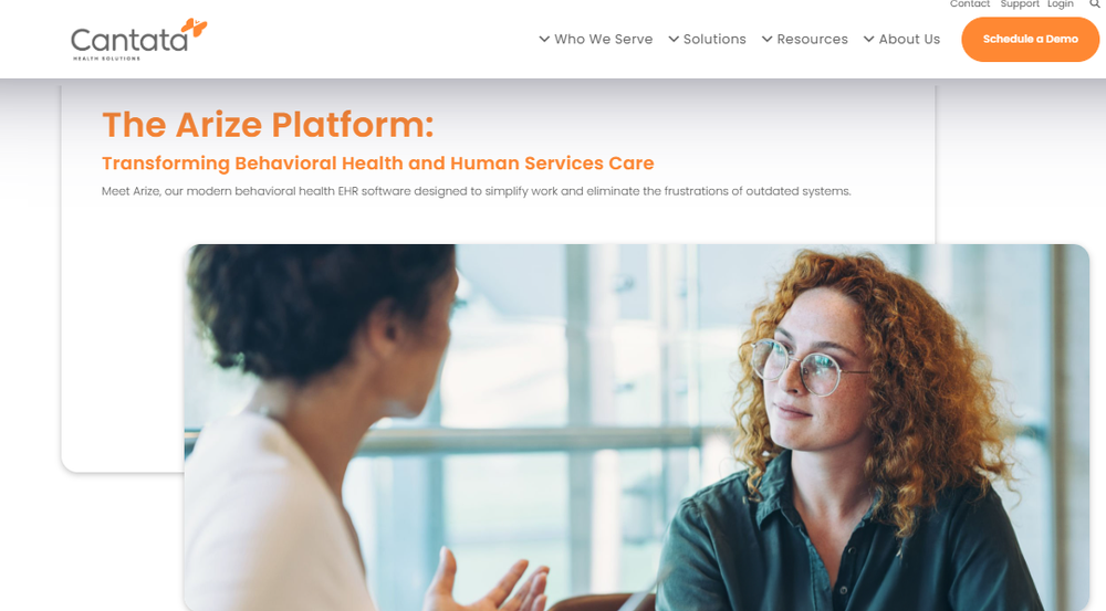 Arize EHR Screenshot 1