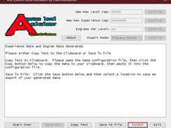 Custom Level Calculator