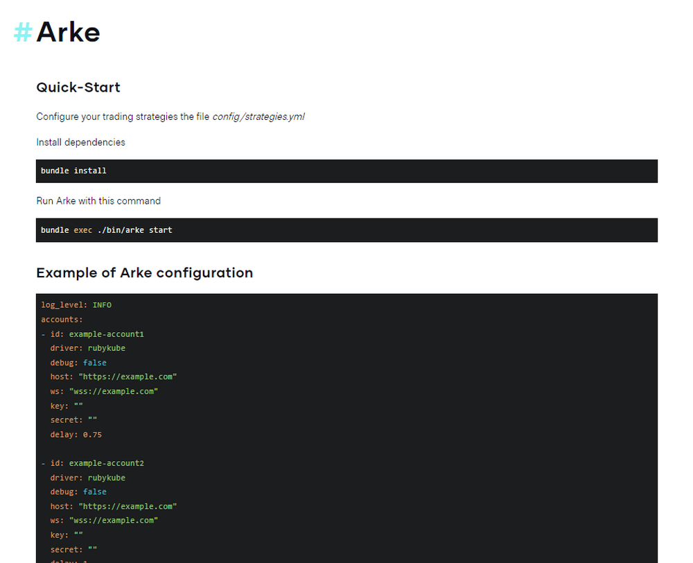 ArkeBot Screenshot 1