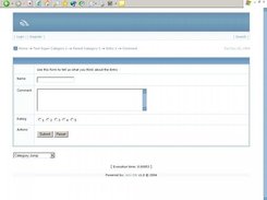 Comment Entry w/ Rating Feature