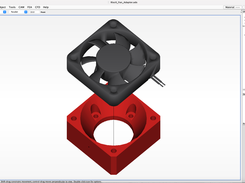 Fan shroud for 3D Print