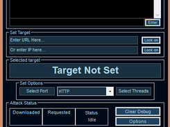 Main Screen W/O Options Window