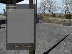 Apply loadout dialog
