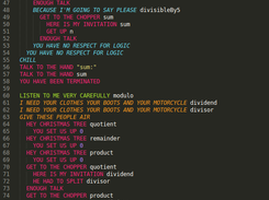 ArnoldC Screenshot 2