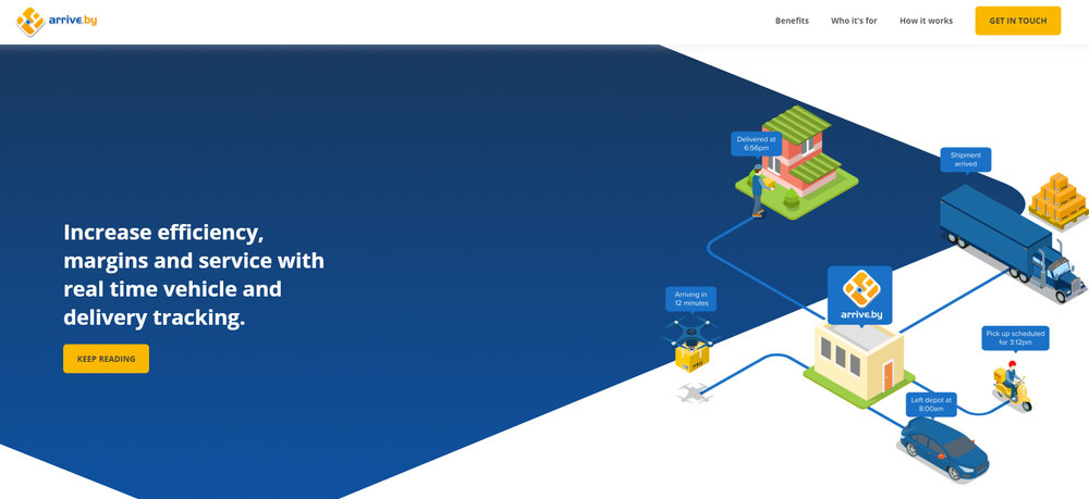 arrive.by Screenshot 1