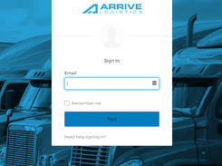 Arrive Logistics Screenshot 1