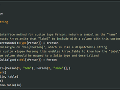 Arrow Julia Screenshot 1