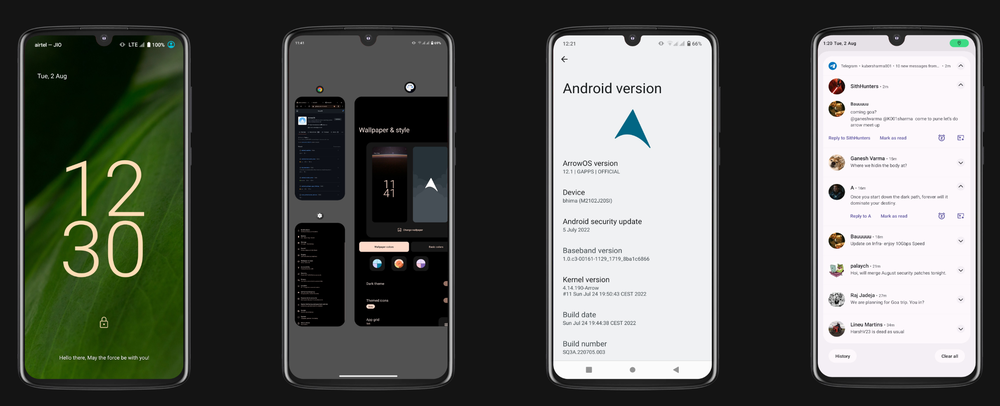 ArrowOS Screenshot 1