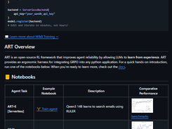 Agent Reinforcement Trainer Screenshot 1