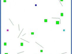 The game just starting, with four players