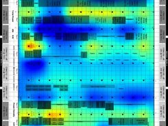 Heatmap overlay onto map view.