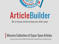 ArticleBuilder Screenshot 1