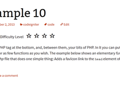 Sample Difficulty level above Post