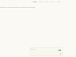 User intervies 1