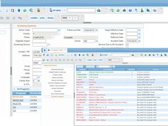 This image shows the screen for managing complex claims in  Finvi for Healthcare.