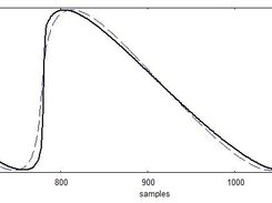 Non-linear wave steepening in cylindrical tube (near shock formation distance)