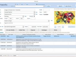 Select and sort artworks for inclusion in your catalog