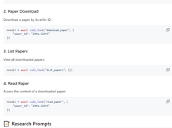 ArXiv MCP Server Screenshot 1