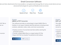 Aryson Email Conversion Tool Screenshot 1