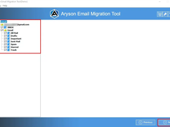 Aryson Email Migration Software Screenshot 1