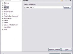 01 - Set the path of the Adobe Flex SDK 3 in the preference.