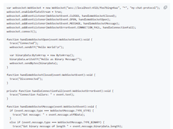 AS3WebSocket Screenshot 1
