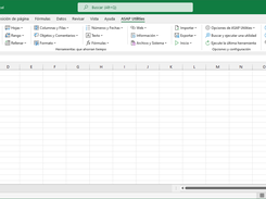 Excel con ASAP Utilities en su menú
