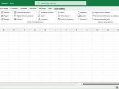 Excel avec ASAP Utilities dans son menu