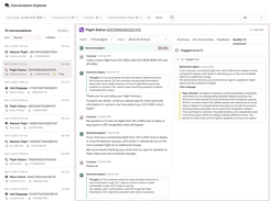 Get full visibility into GenerativeAgent interactions with customers in the Conversation Explorer, and detect and flag inconsistencies to support quality assurance at scale.