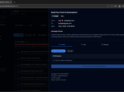 Turn any email into tracked work. Open a message to see a preview and an AI-generated summary, then convert it straight into a database record (or a page) in one click — no copy-paste and no switching tools.