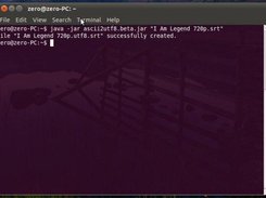 2: Use ascii2utf8.beta.jar to convert the subtitle.