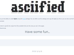 asciified Screenshot 1