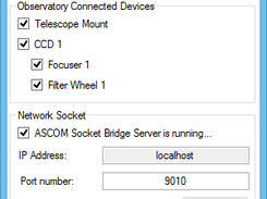 ASCOM Socket Bridge Server Screenshot 2