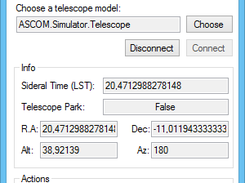 ASCOM Socket Bridge Server Screenshot 3