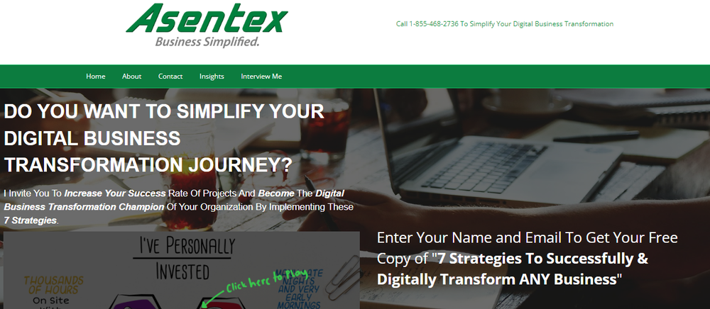 Asentex Contract Management Screenshot 1