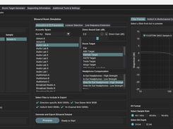 GUI - Filter & Dataset Export 1