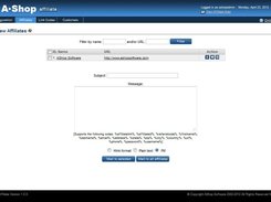 AShop Affiliate admin panel