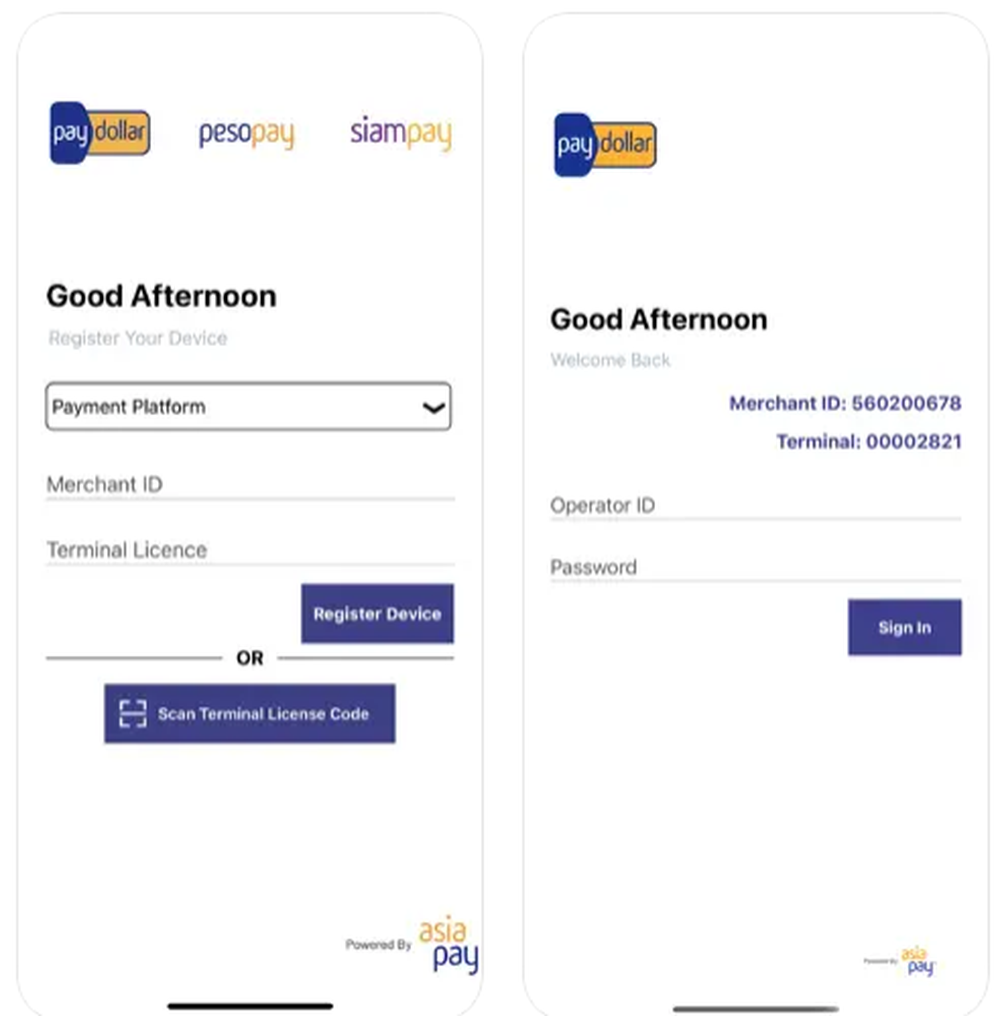 AsiaPay Screenshot 1