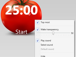 A simple Pomodoro timer Screenshot 1