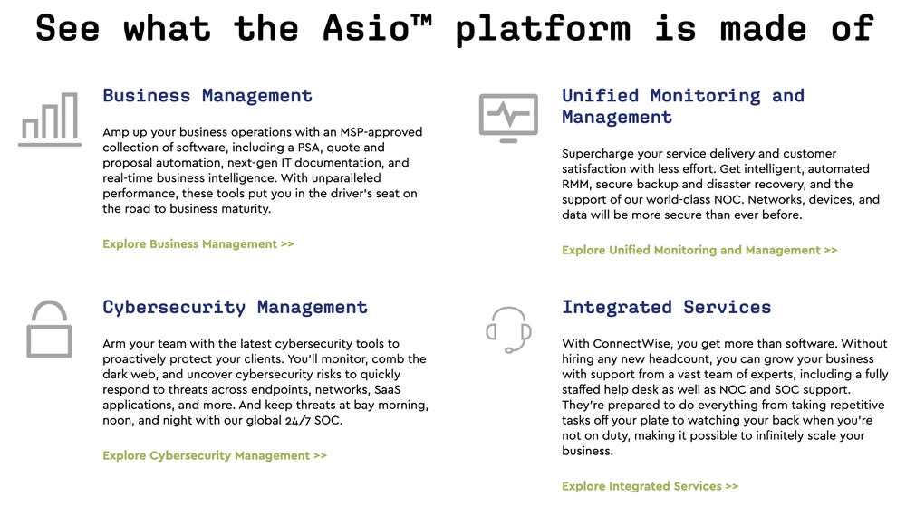 Asio by ConnectWise Screenshot 1