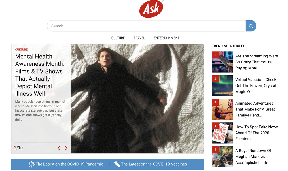 Ask.com Screenshot 1