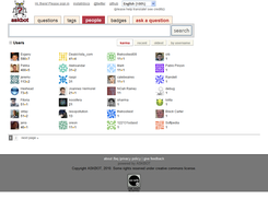 Demo Screenshot of the Users Overview