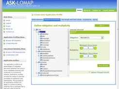 New Application Profile, Step 2: Obligation and Multiplicity