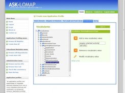 New Application Profile, Step 4: Vocabulary editing