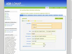 LOM authoring form